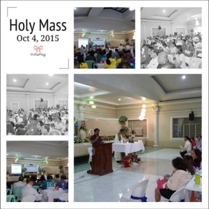 HOLY MASS - before the Installation program